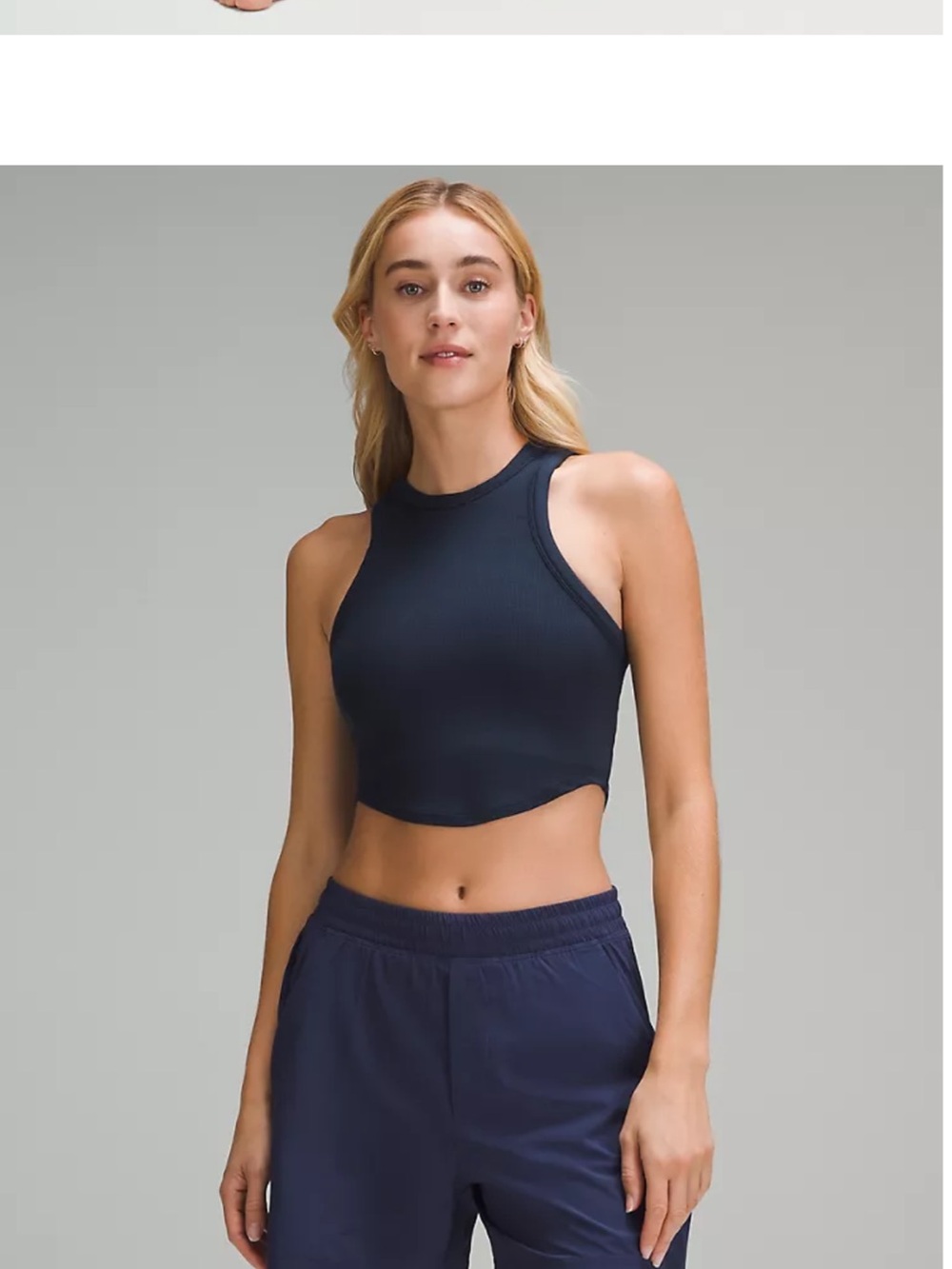Lulu lemon Hold Tight Cropped Tank